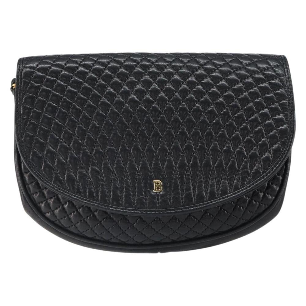 Bally Leather Pouch Black